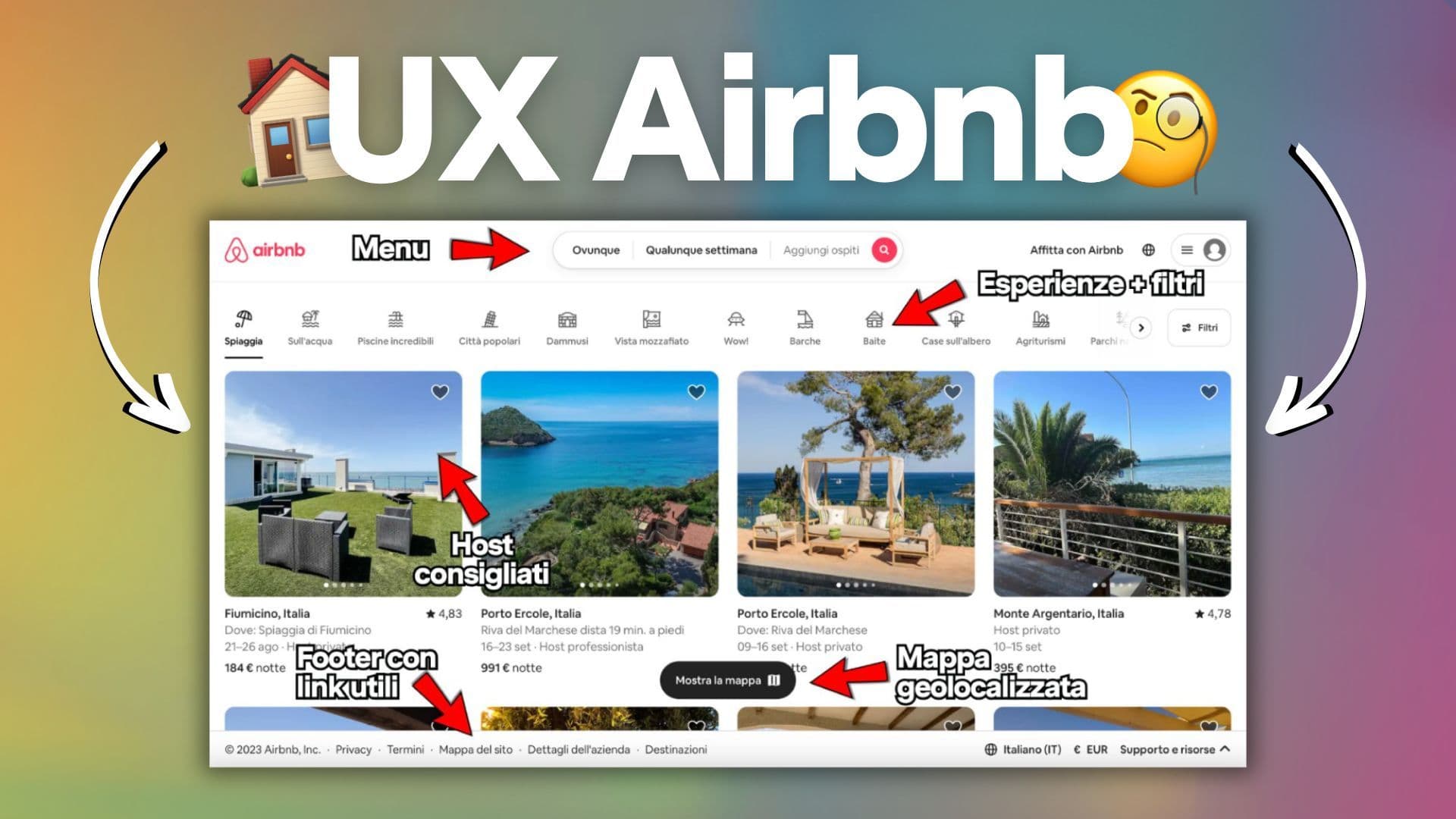 User Experience: come Airbnb semplifica la navigazione e i processi decisionali | Analisi